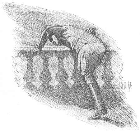 &ldquo;He stopped and peered over the rail of the bridge.&rdquo;