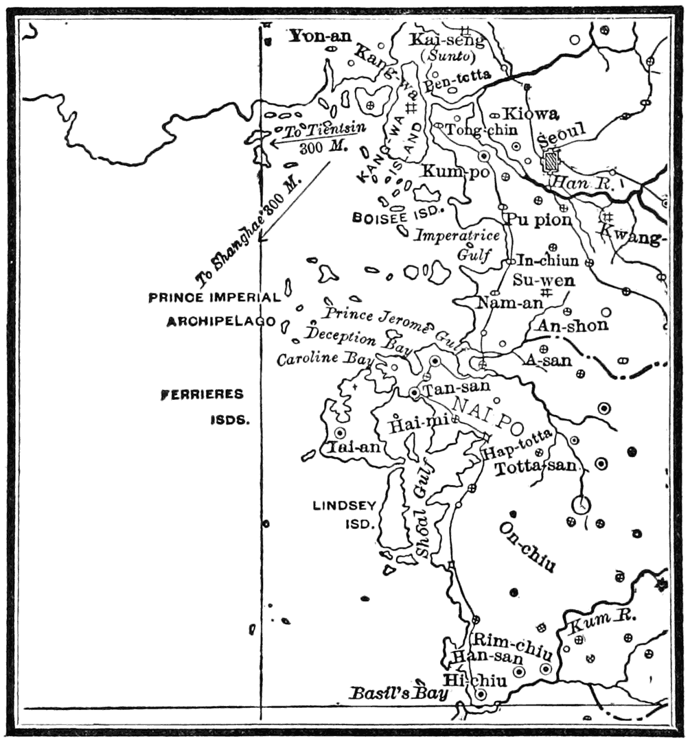 Map Illustrating the “China” Affair.