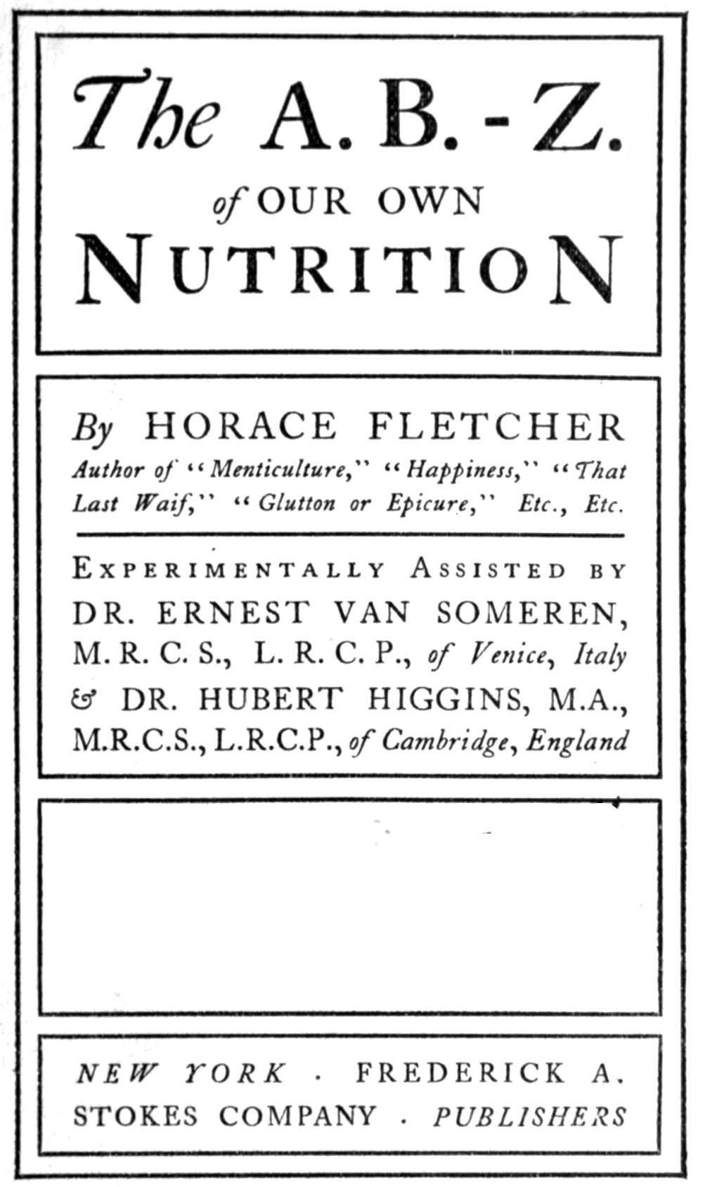 Food Fads Have Always Been Ridiculous. Just Ask the Great Masticator.