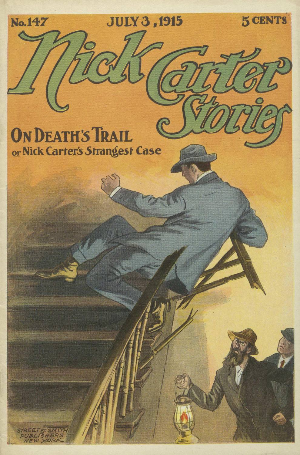 The Project Gutenberg eBook of On Deaths Trail. Adult Picture