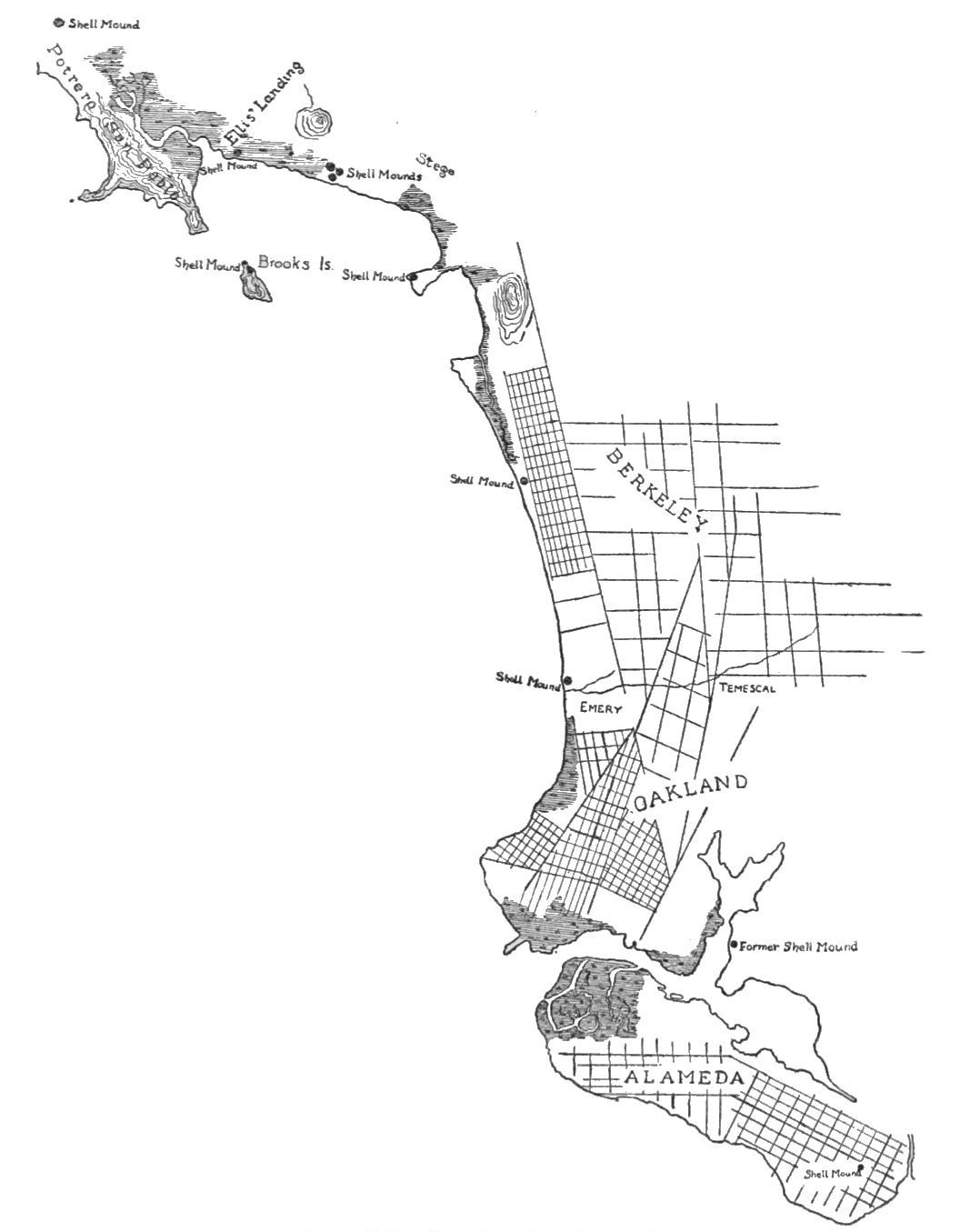 Plate 1 Map of east shore of San Francisco Bay