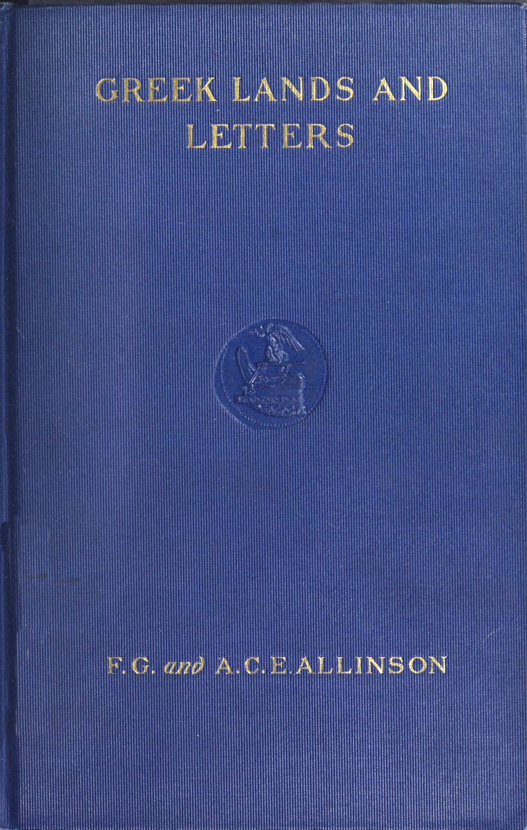 Greek Lands and Letters, by Francis Greenleaf Allinson pic