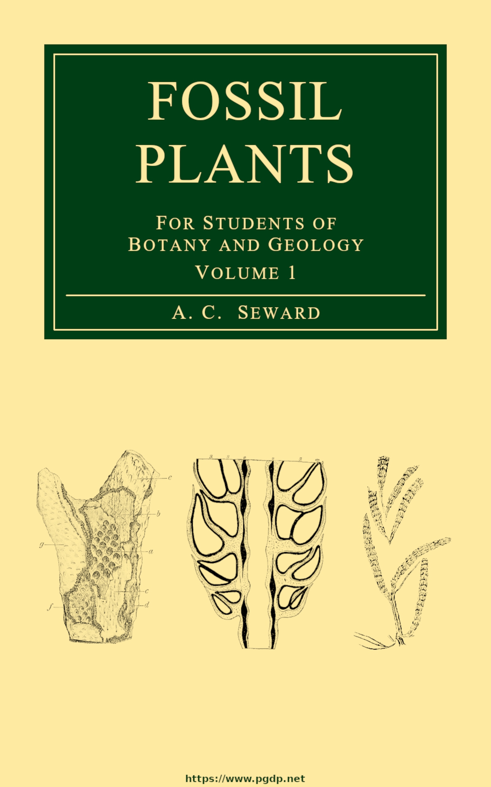 Fossil Plants, Volume 1, by A. C. Seward—A Project Gutenberg eBook