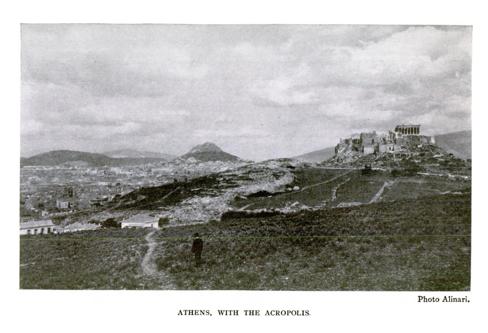ATHENS, WITH THE ACROPOLIS.