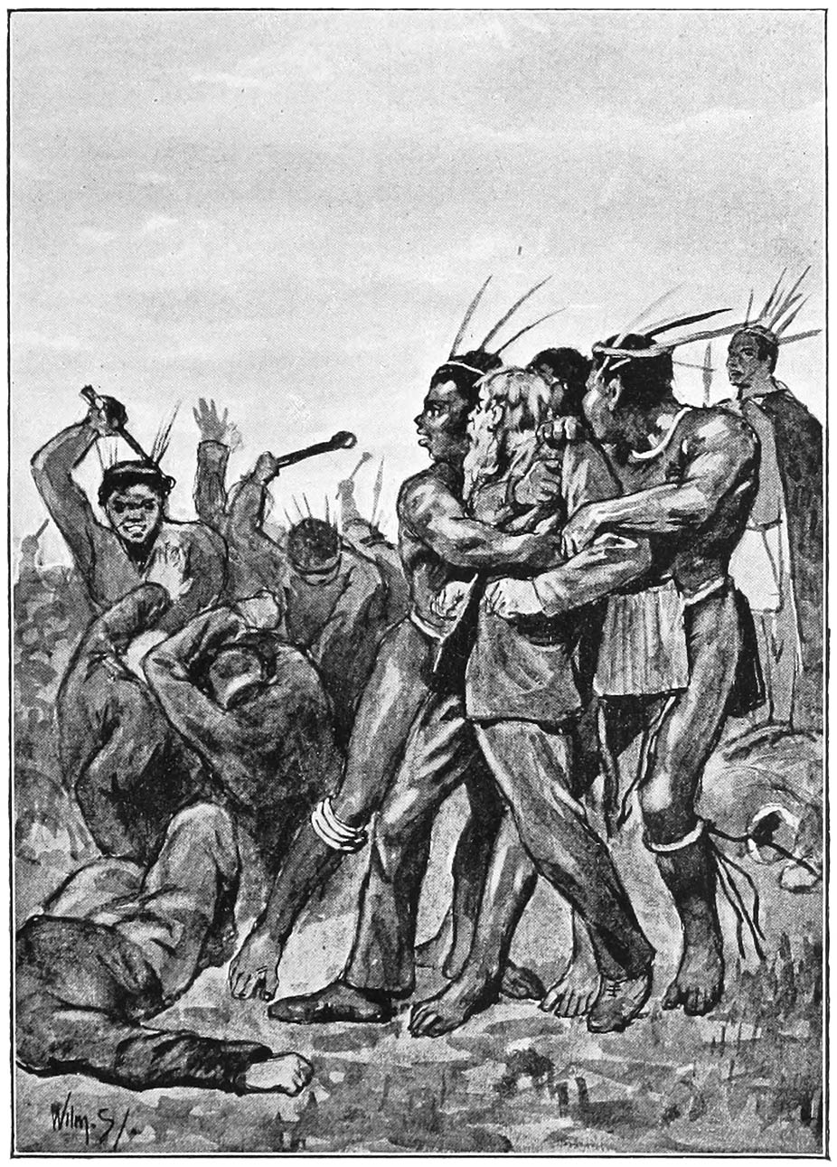 Retief werd vastgehouden en moest den moord zijner makkers aanzien.