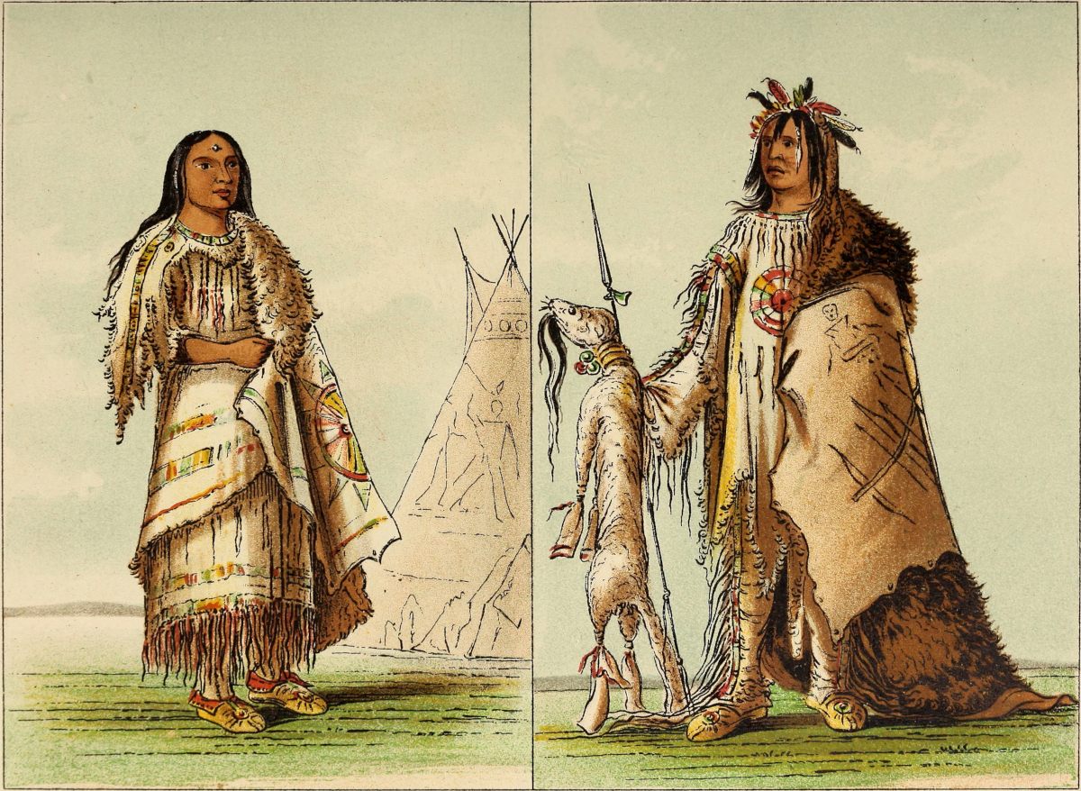 Lot 188 Vintage Native American Youth Natural Buckskin Shirt Painted  Designs Fringe