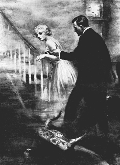 “Go back, Ethel,” Patterson commanded. “The fire is
spreading and you may be injured.”