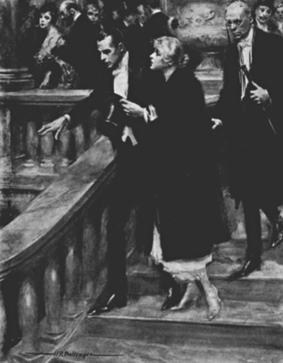 “There&mdash;look!” he cried, and his excitement communicated
itself to Ethel.