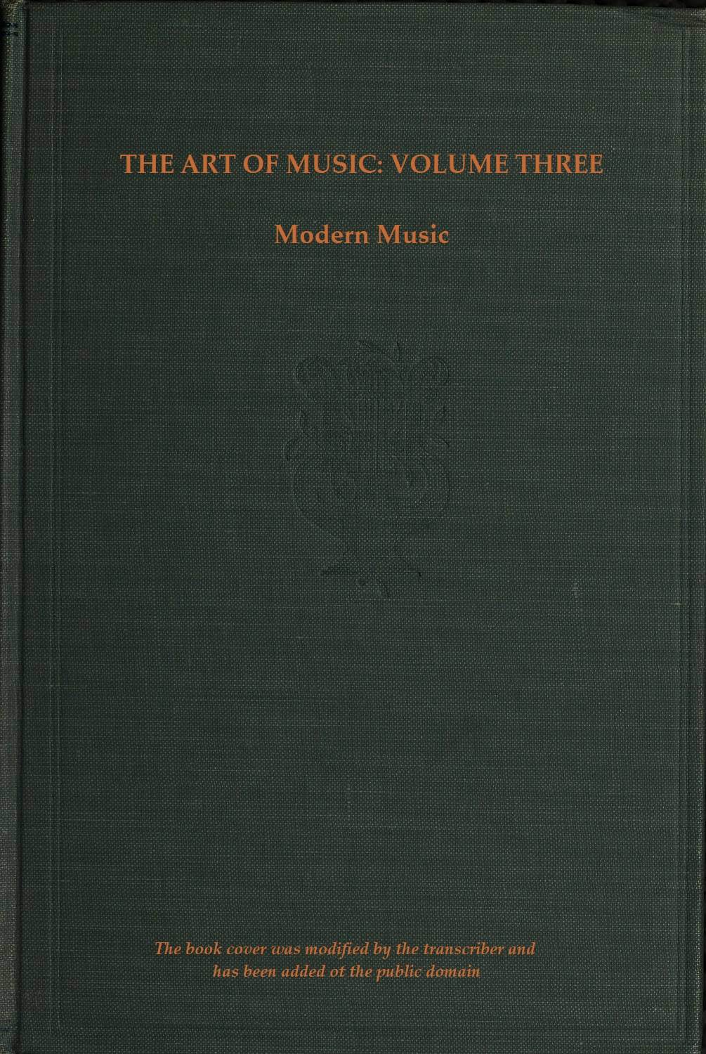 The Art of Music, by Daniel Gregory Mason—A Project Gutenberg eBook