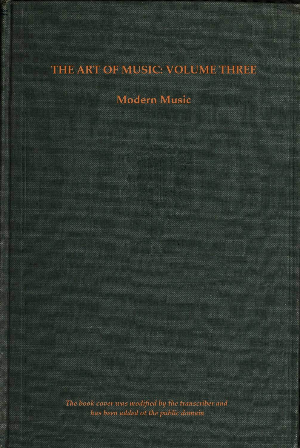 The Art of Music, by Daniel Gregory Mason—A Project Gutenberg eBook image