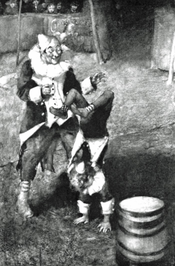 “Capitomboli, such as the boy who was here just now made in the
circus at Cutigliano.”