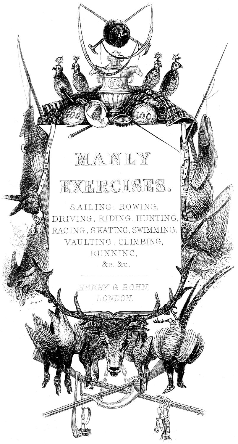 Walker's Manly Exercises And Rural Sports, by Donald Walker—A Project  Gutenberg eBook.