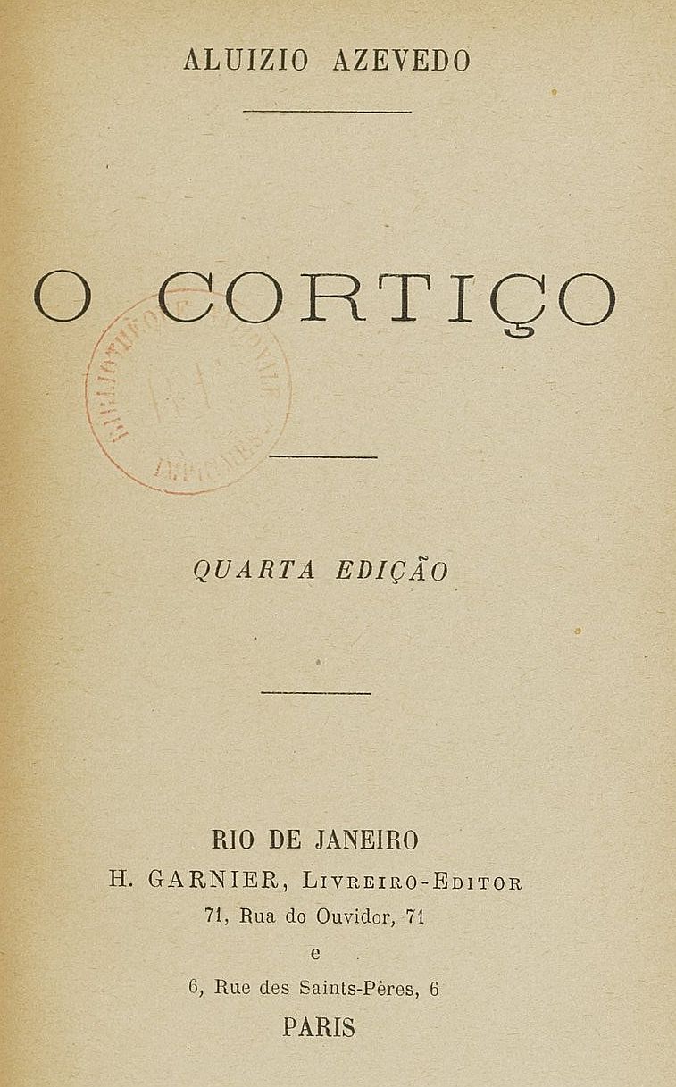 The Project Gutenberg eBook of O cortiço, by Aluísio Azevedo.