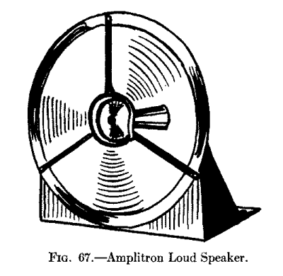 Fig. 67.--Amplitron Loud Speaker.