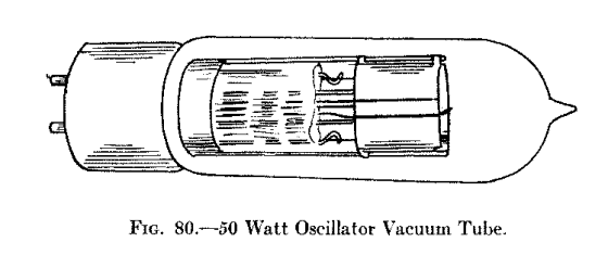 Fig. 80.--50 Watt Oscillator Vacuum Tube.
