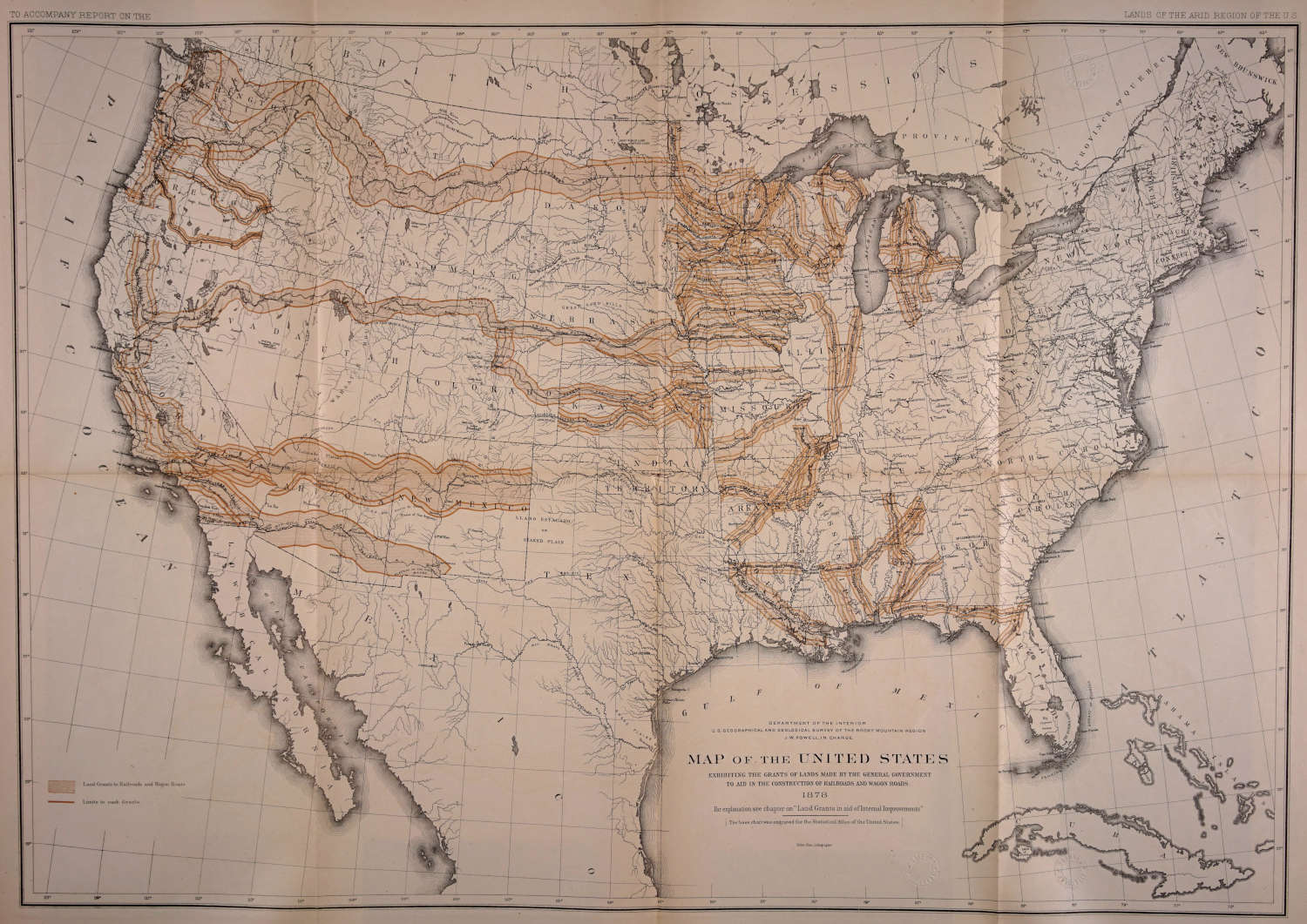 DEPARTMENT OF THE INTERIOR U.S. GEOGRAPHICAL AND
GEOLOGICAL SURVEY OF THE ROCKY MOUNTAIN REGION J. W. POWELL, IN CHARGE.