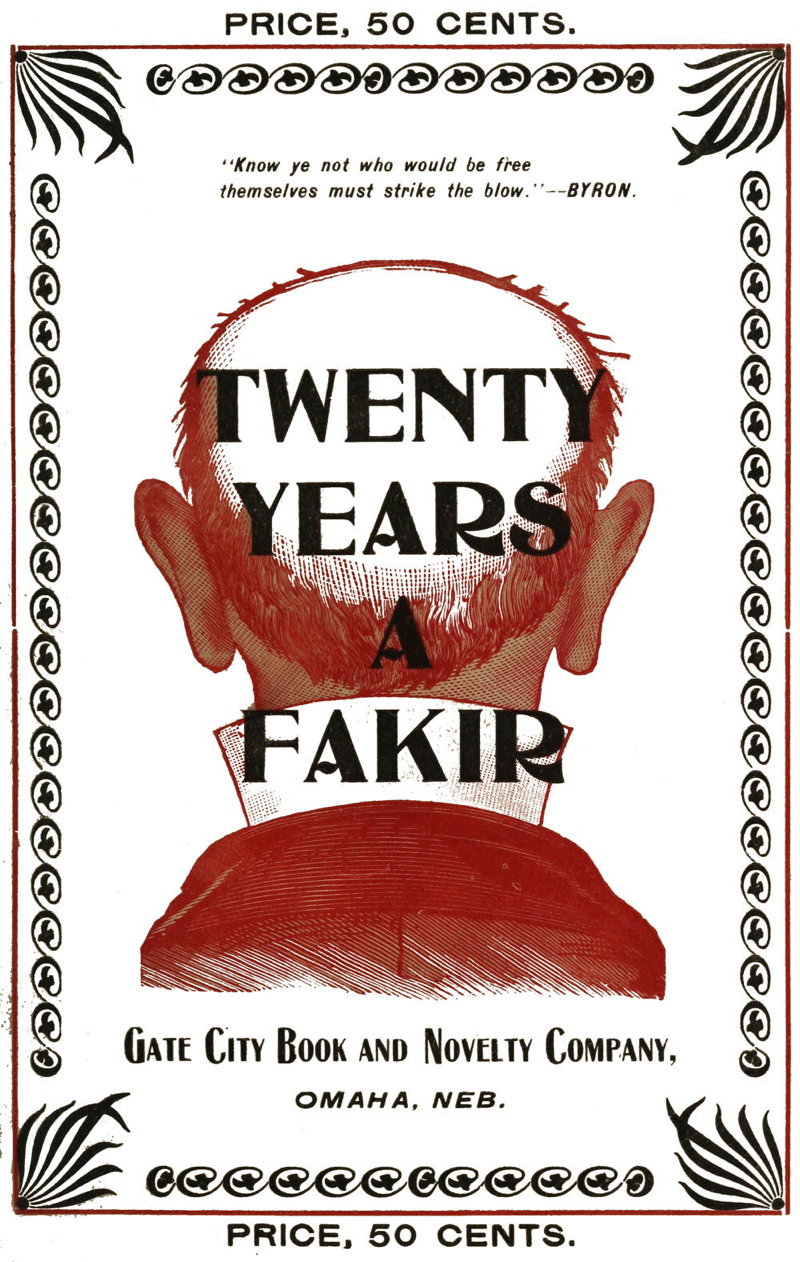 Twenty Years a Fakir, by S picture