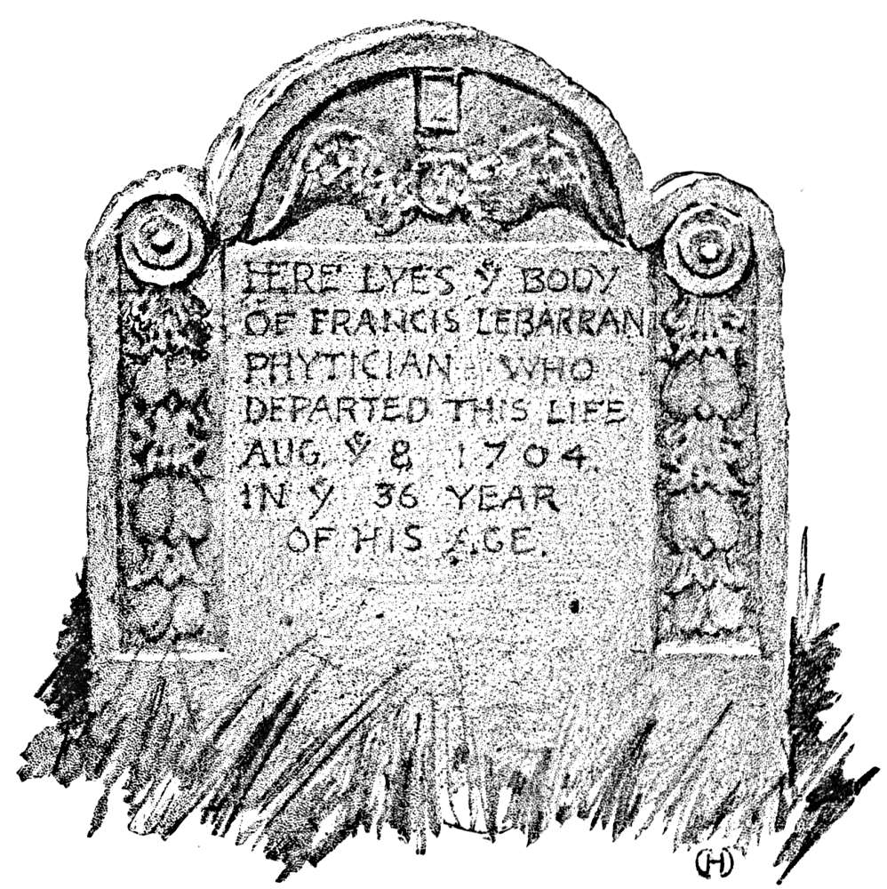 Francis Le Barran tombstone