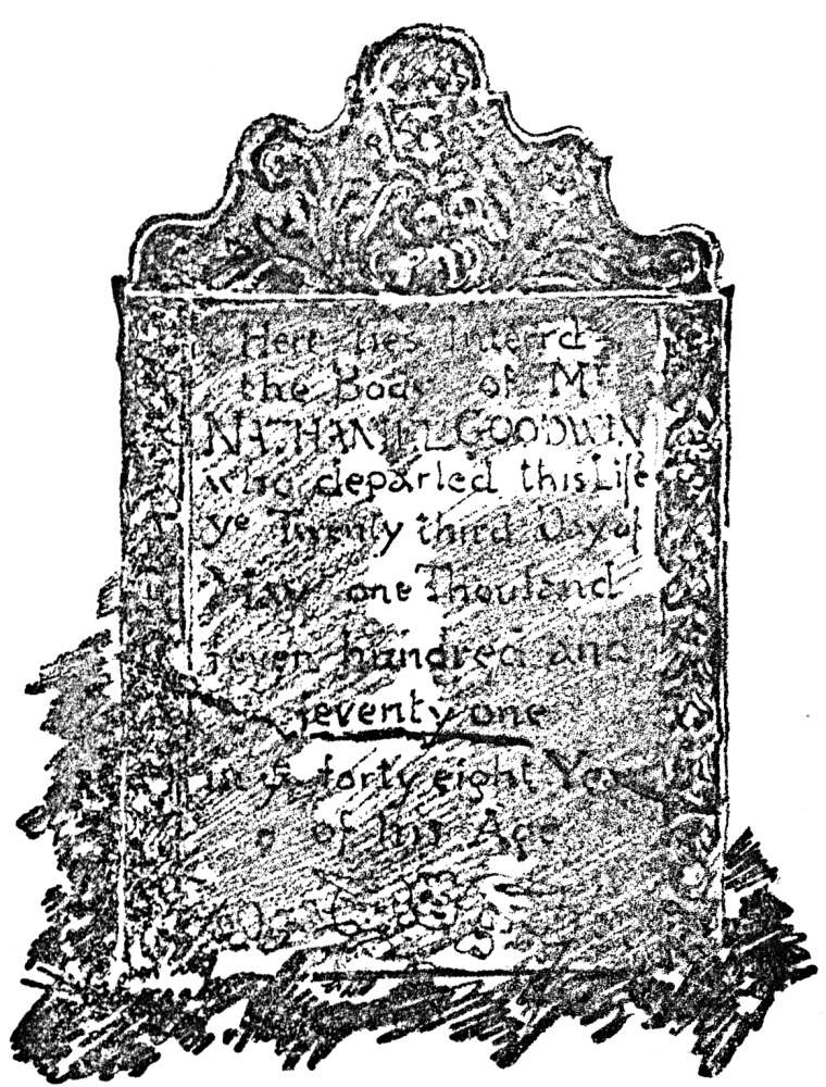 Nathaniel Goodwin tombstone