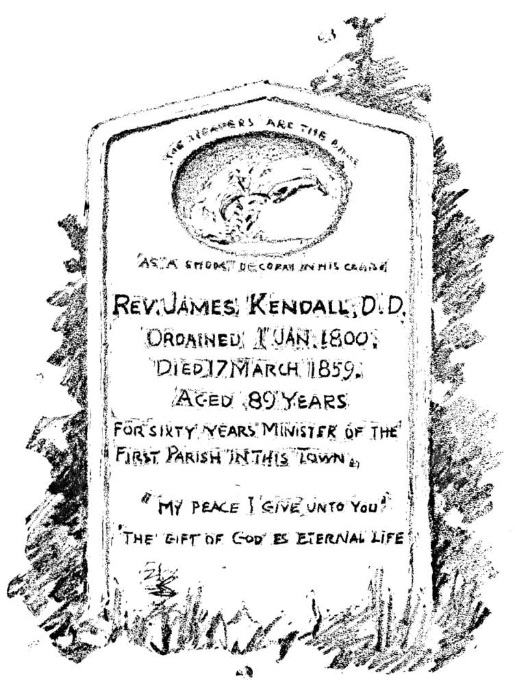 James Kendall tombstone