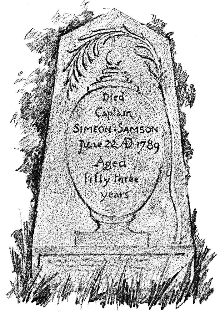 Simeon Sampson tombstone