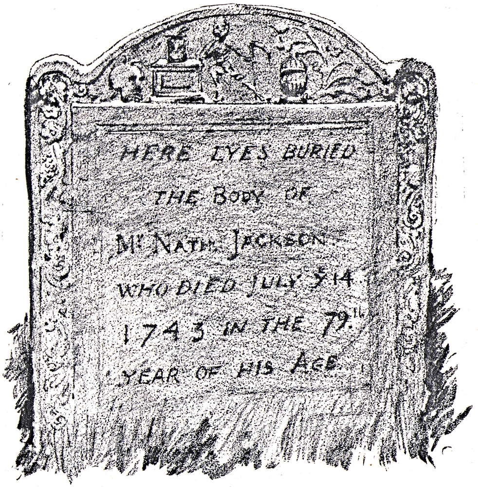 Nath. Jackson tombstone