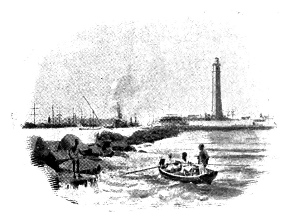 Rowboat near shore