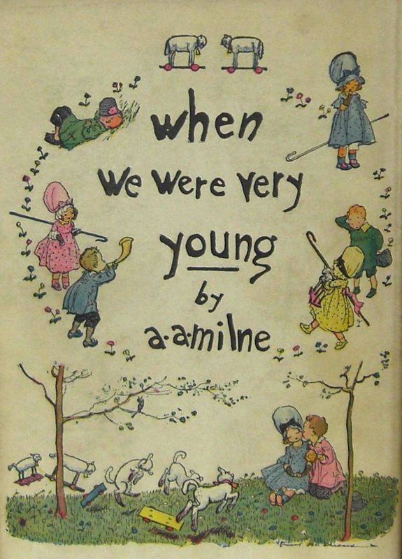 [Front cover: when we were very young]