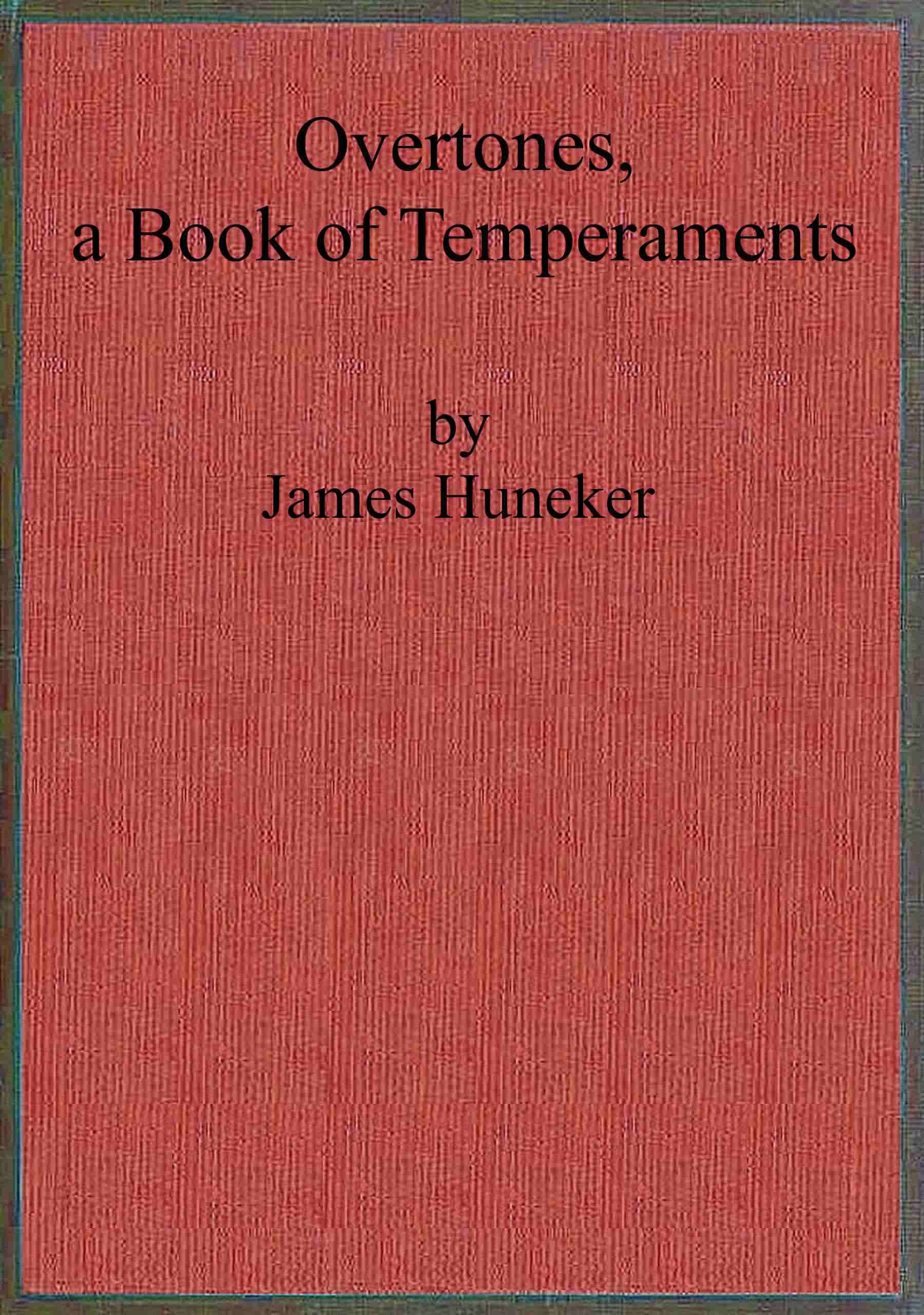 Overtones, a Book of Temperaments Project Gutenberg image