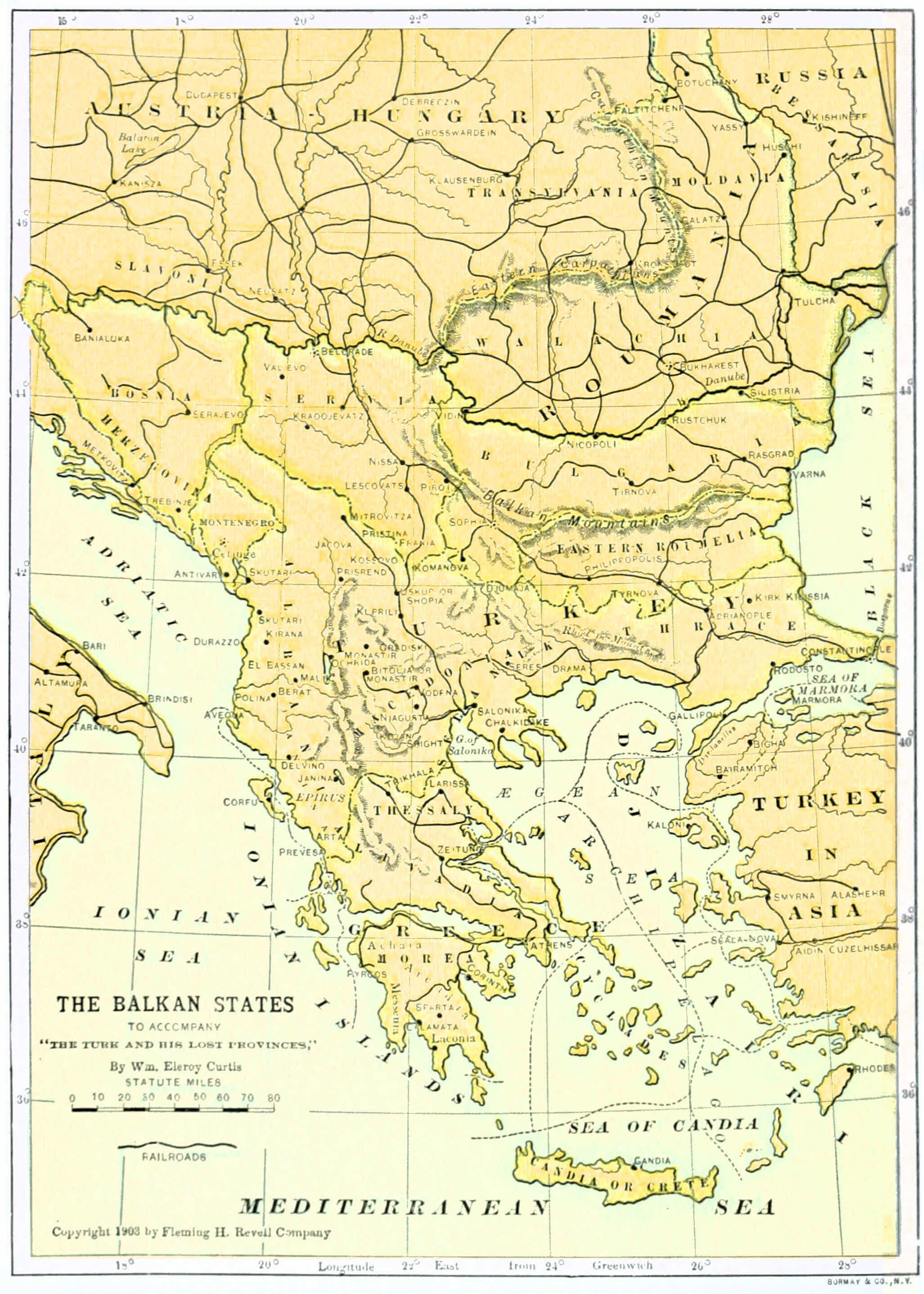The Turk and his lost provinces Project Gutenberg photo image
