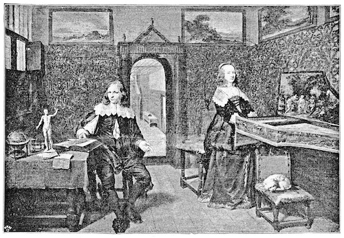 Young Scholar and Wife