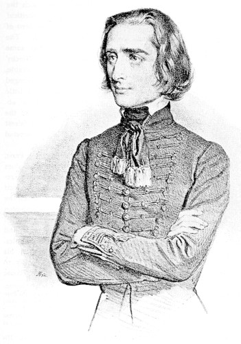 Liszt in his youth