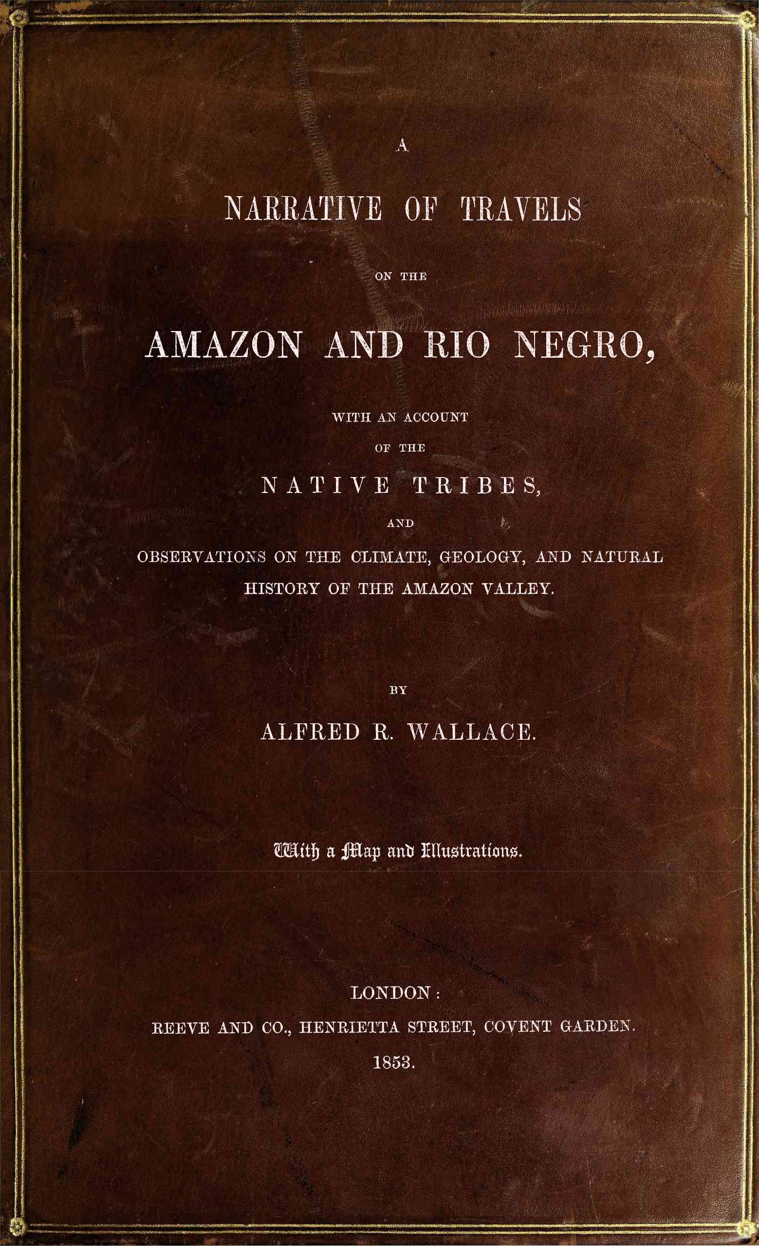 A Narrative of Travels on the Amazon and Rio Negro Project Gutenberg pic photo