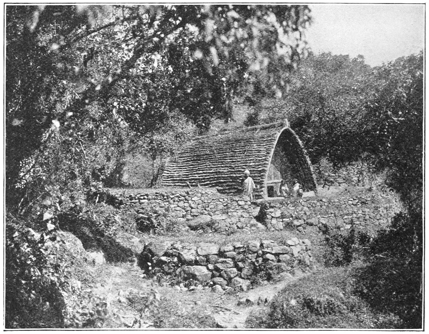 FIG. 7.—THE CHIEF HOUSE OF THE VILLAGE OF KIUDR.