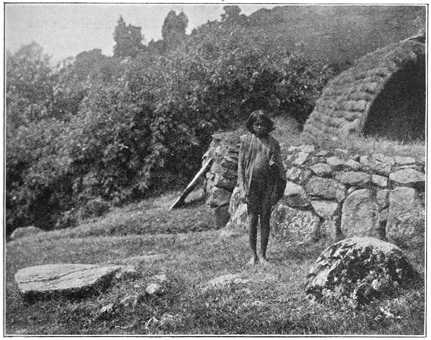 FIG. 23.—THE ‘WURSOL’ OF KARS, KERNPISI (56), STANDING BY THE SIDE OF HIS DAIRY.