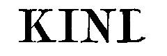 Four
large uppercase letters: K, I, N, D. The letter D is cut off such that
only the first half of it is visible.