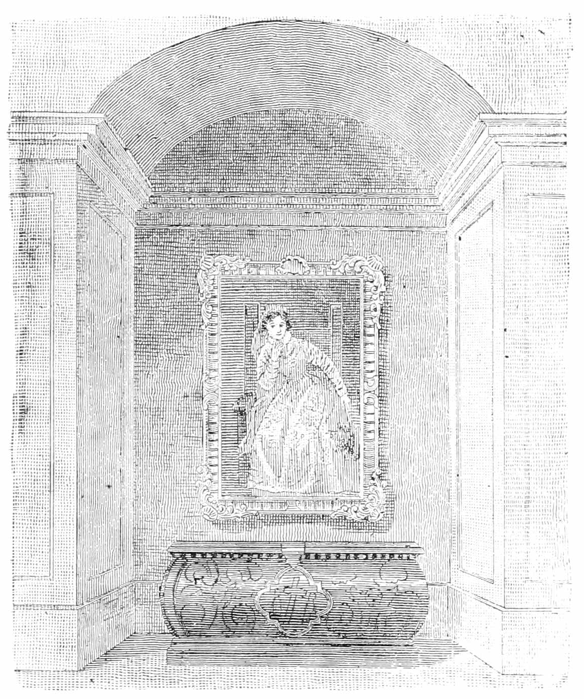 Portrait of seated woman