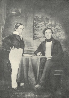 Mark Rutherford, aged about twelve, and his Father