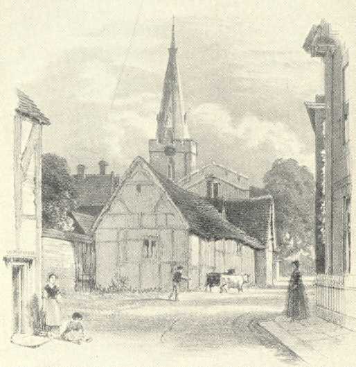 Old Horne Lane, Bedford, in 1835