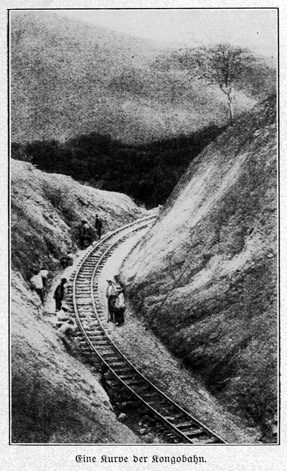 Eine Kurve der Kongobahn