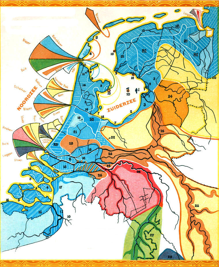 Tafel 4: Karte der Schiffsmodelle