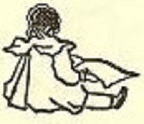 A child holds a book