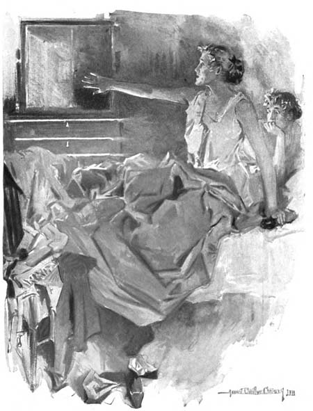 Tish flung a shoe at the bureau