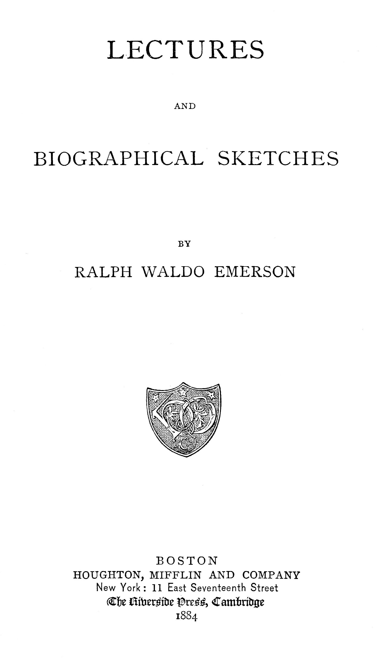 This collection features a series of enlightening lectures
revealing Emerson's profound insights and his enduring influence on American thought.