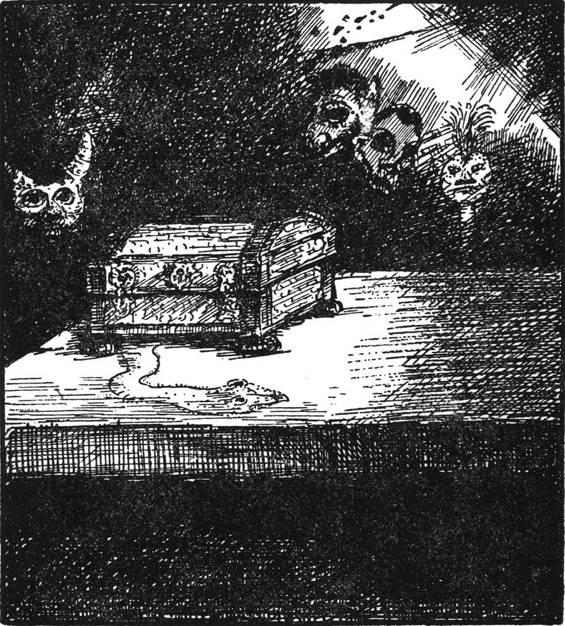 Truhe und Bronzestatuen --
  Antiquitäten aus der Traumstadt