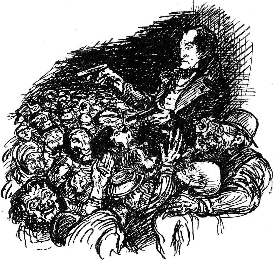 Der Amerikaner verteidigt
  sich mit der Waffe