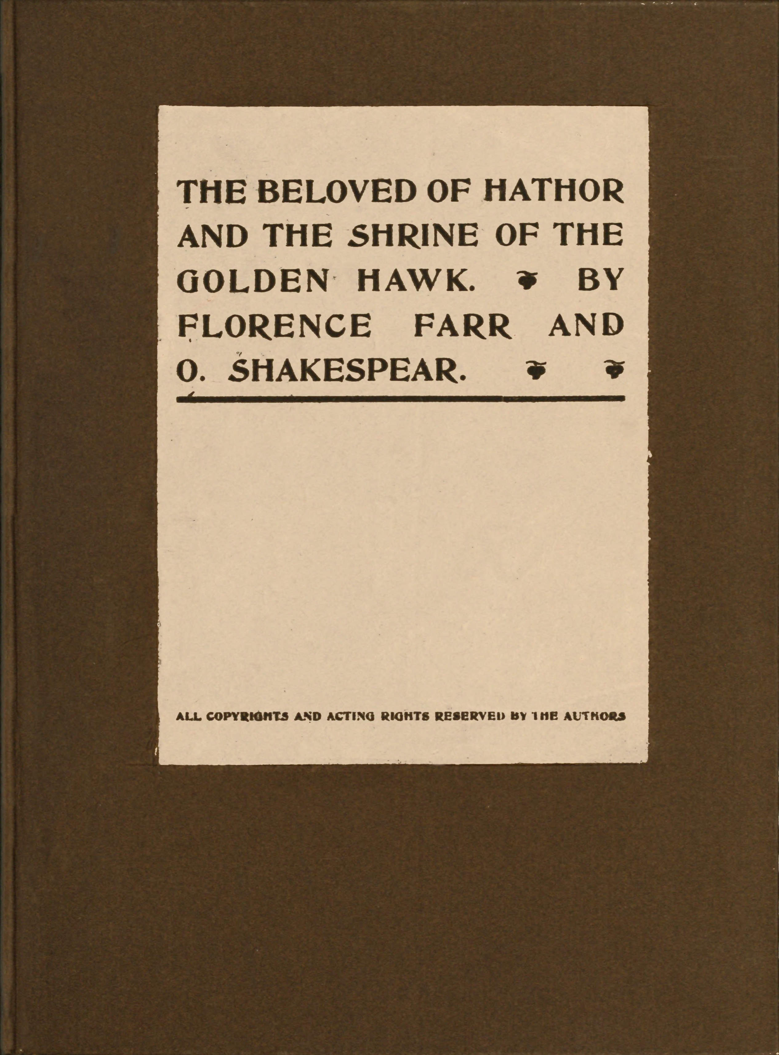 Front cover of book