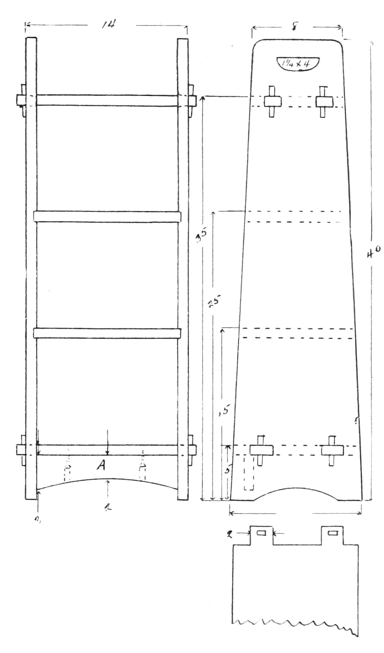 (Magazine Stand Plan)