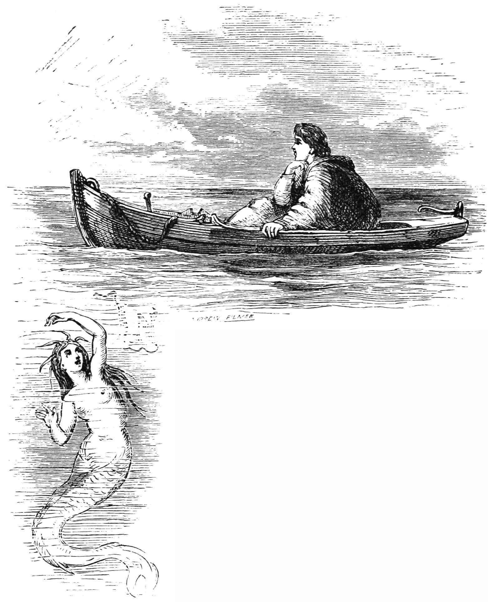 Ernest sees a mer-maiden