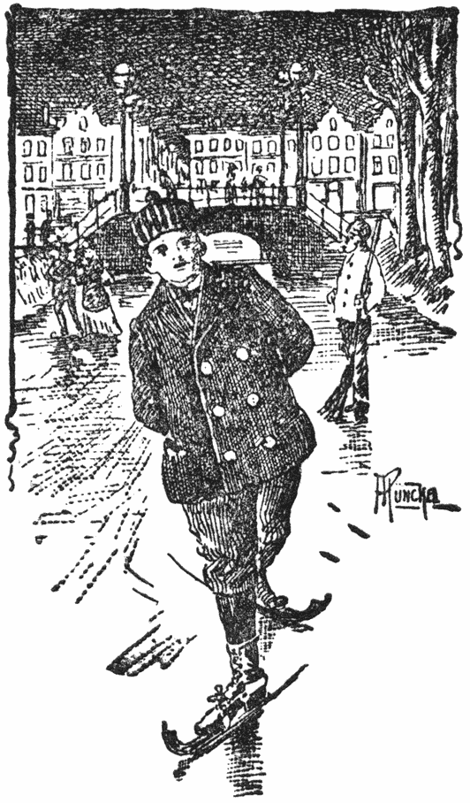 Weldra was hij zoover, dat hij behoorlijk „zijn schaatsje” kon „slaan”.